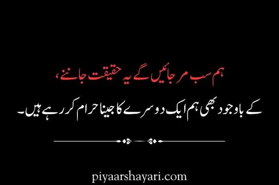 Urdu Shayari On Life