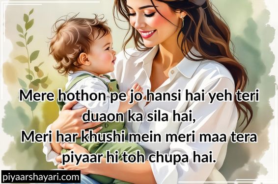 Maa Ke Liye Shayari 2 Line