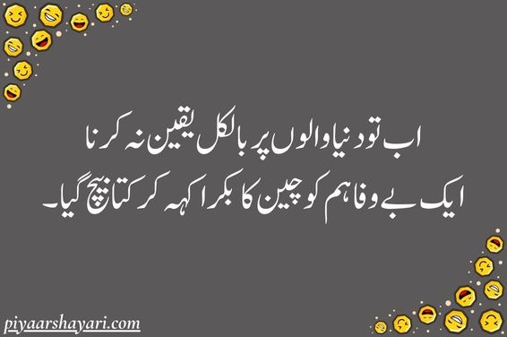 Funny Poetry in Urdu