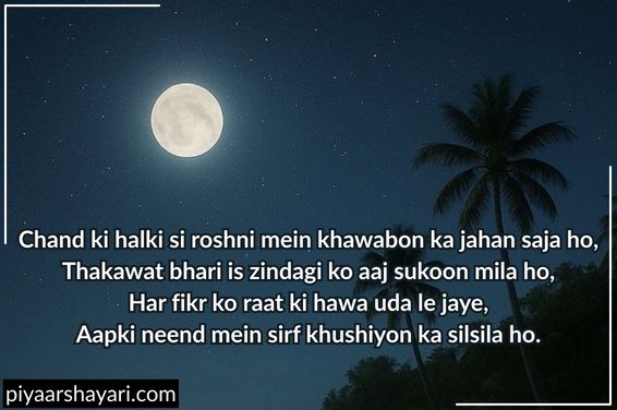 good night shayari