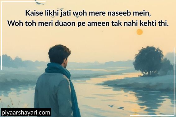 do line ki shayari dard bhari